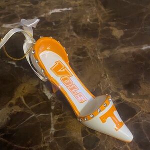 Voles Orange and White Women's Shoe Ornament